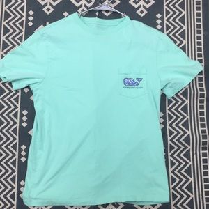 AQUA GREEN VINEYARD VINES SHIRT